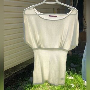 Smart Set Size M viscose metallic Knit  Bat Wing Tunic